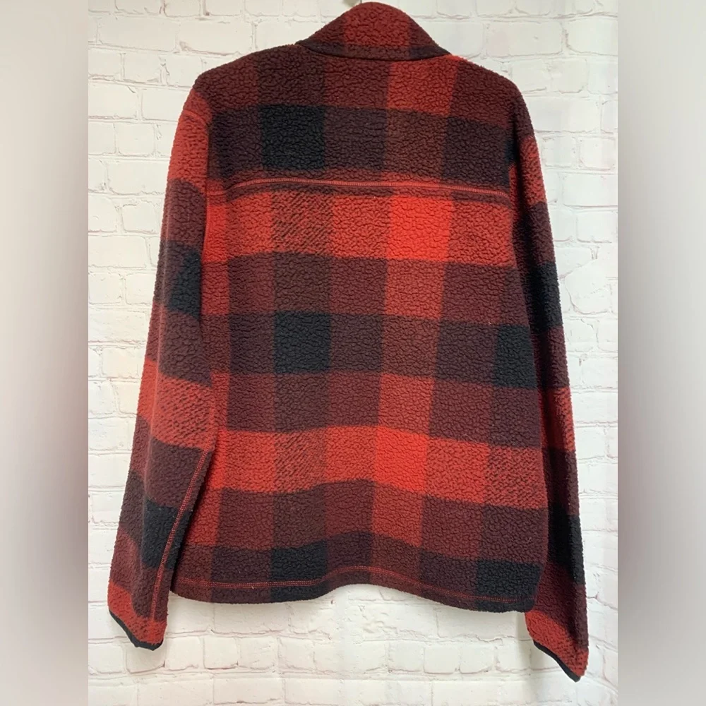Carhartt Relaxed Fit 1/4 Snap Buffalo Fleece Pullover Jacket Size M​